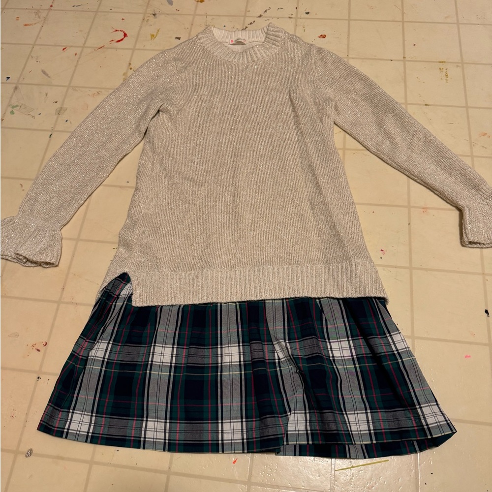 J Crew girls sweater dress